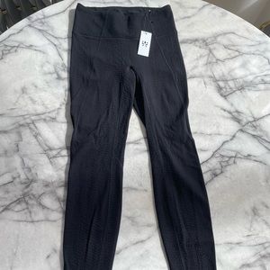 Gigi c faux snakeskin black legging, size medium,new,never worn